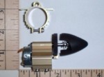 Fox Lite Alloy Flange Combination Motor Mount /Gearbox Frame / and Heat Sink