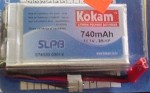<b>Kokam LIPO 3S 740 mAh High Discharge 20/30C, 'Til It's Gone Special!</b>