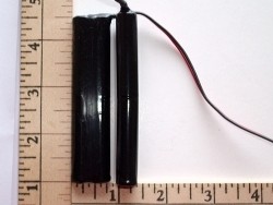 Radical RC 720mah NiMH 4-AAA cell 4.8volt RX Double Barrel/Stick Pack