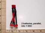 Battery/ESC Y Harness 2 Battery Parallel into 1 ESC Built with Deans  Ultra