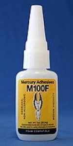 <b>Mercury M100F Foam Compatible Low Odor adhesive 10 gram</b>