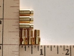 6.0mm Gold Plated Wire Connector Pin Set, 3-pack