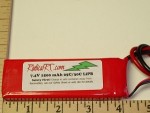 <b>Radical RC Lithium Polymer 2S 7.4V, 1500 mAh High Discharge 25/30C ON SALE</b>