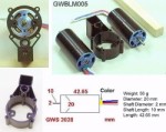 <b>GWS Brushless Inrunner Motor 2300kv</b>