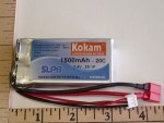 <b>Kokam 2S 1500 mAh 20C High Discharge Lipo, 'Til It's Gone Special!!</b>