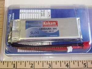 <b>Kokam 2S 1800 mAh 30C High Discharge LIPO Till It's Gone Special!!</b>