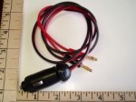 12V Cigarette Lighter Adapter 36" Cord & Banana Plugs