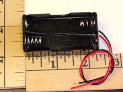 4 AA Cell Battery Holder with wire and NO Connector