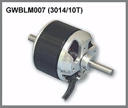 <b>GWS Brushless Outrunner Motor 3014/10T CNC</b>