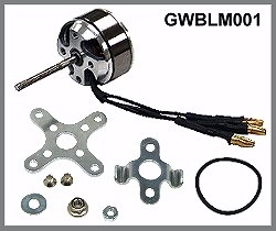<b>GWS Brushless Outrunner Motor 2205/15T CNC<br>