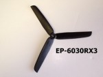 <b>GWS 3 Blade Prop HD 6 x 3 COUNTER ROTATING, Black</b>