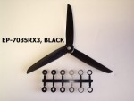 <b>GWS 3 Blade Prop HD 7 x 3.5 COUNTER ROTATING , Black</b>