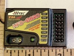 Hitec FM Dual conversion Receiver HFD-08RO Narrow Band Neg Shift