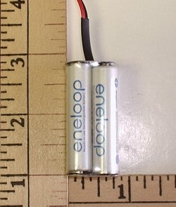 Sanyo Eneloop, 800mah NiMH 4-AAA Cell 4.8V Square Pack