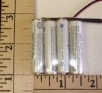 Sanyo Eneloop, 800mah NiMH 4-AAA Cell 4.8V Flat Pack