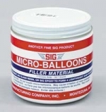 Sig Micro Balloons Filler, Pint Container