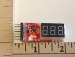 <b>Digital Lipo/Life Battery Monitor Voltage Tester</b>