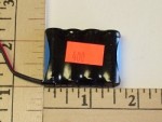 Radical RC 400mah NiMH 4-2/3 AAA Cell 4.8V Flat RX Pack