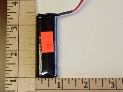 Radical RC 400mah NiMH 4-2/3 AAA Cell 4.8V 2 sticks of 2 RX Pack