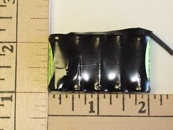 Radical RC 400mah NiMH 5-2/3 AAA Cell 6V Flat Pack