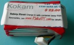 <b>Kokam 1120 2S 5C Pack</b>