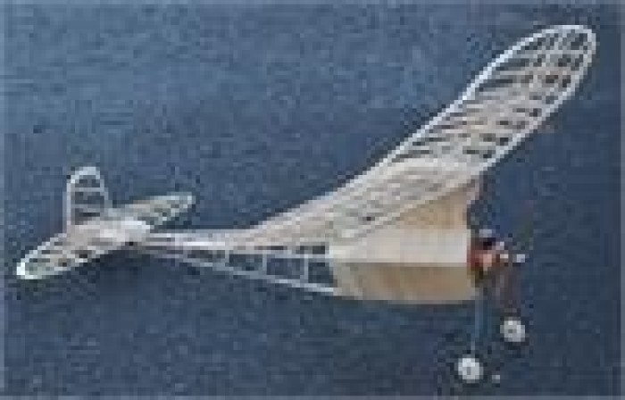 .020 AERBO Free Flight LASER CUT KIT 1/4A Nostalgia Free Flight, 28"