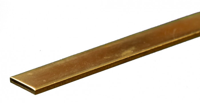 .064 x 1/2 x 12 Inch K &amp; S Brass Strip 1PC