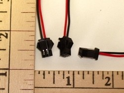 2-Pole Pigtail Male Firebird Battery Plug
