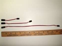 Futaba HD Extension Harness 3", 6", ~10", or ~12"