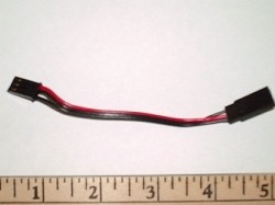 Adapter Fem. JR/Spek/Hitec/Airtronics to Male Old Airtronics (Modern Servo into Old Air RX)