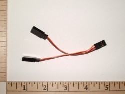 3-Pole/Wire Servo 4" Micro Lite Servo V Harness