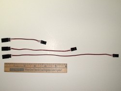 3-Pole/Wire Micro Lite Extension Harness 3"