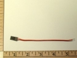 3-Pole/Wire Micro Lite Servo Pigtail, Universal JR Male