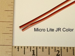 3-Pole JR Colored Servo Micro Lite Wire 30 Gauge