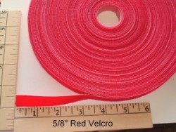 Velcro Brand One Wrap Tape 5/8 Red YARD