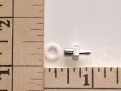 evoJet Orbit Pneumatic 3mm Straight Pushover Fitting for 5mm Valve
