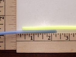 Radical RC Silicone Fuel Line Yellow, Small  2x4 1m