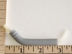 Radical RC Silicone Exhaust Deflector for .10 to .15 Size Engines Gray 6MM