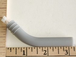 Radical RC Silicone Exhaust Deflector for .15 to .32 Size Engines Gray 8MM