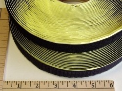 Radical RC Hook & Loop 25mm (1 Inch) Black w/adhesive backing, Foot