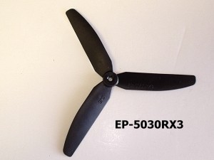 GWS 3 Blade Prop HD 5 x 3 COUNTER ROTATING, Black