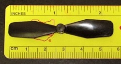 Plantraco  Electric Propeller 57 x 20mm x 1mm Shaft