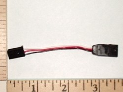 Adapter Female Futaba G to Male JR/Hitec/Spektrum into RX (Old Fut. G Servo into Modern RX)