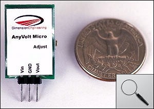 Dimension Engineering AnyVolt Micro Universal DC-DC Switching Converter