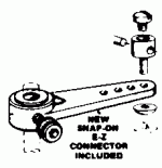 Du-Bro 1-1/4 Inch Nylon Steering Arm Assembly for 5/32 wire