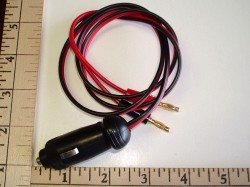 12V Cigarette Lighter Adapter 36" Cord & Banana Plugs