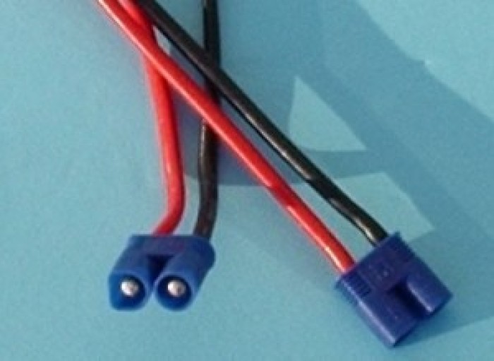 2-Pole/Wire Pigtail Male EC3