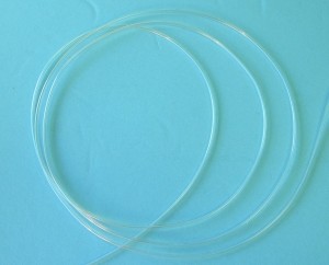 3641.0mmPVCThickWallSemi-FlexibleClearShrinkTubingforWires3-FootPc