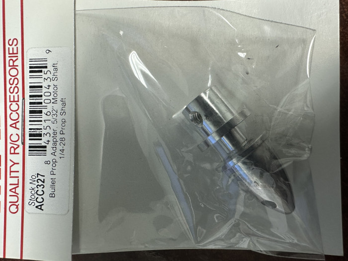 MPI Prop Adapter 4mm (5/32") Motor Shaft, Set Screw Type, 1/428 Prop