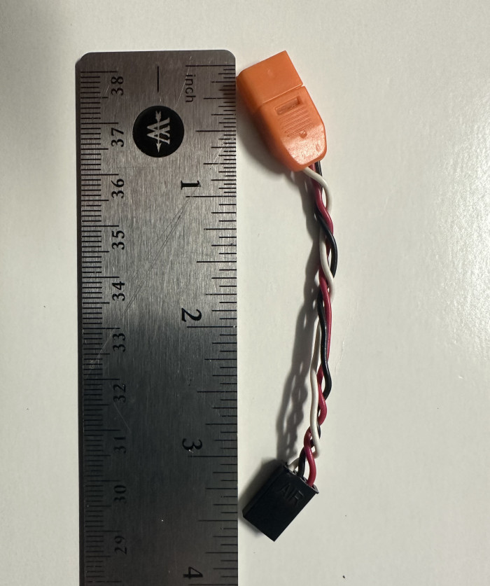 Adapter Female Futaba G to Male Old Airtronics into RX (G Servo to Old Air RX)